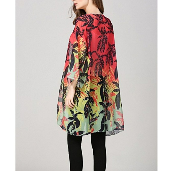 Palm Tree Kimono/Cardigan - Picture 5 of 6